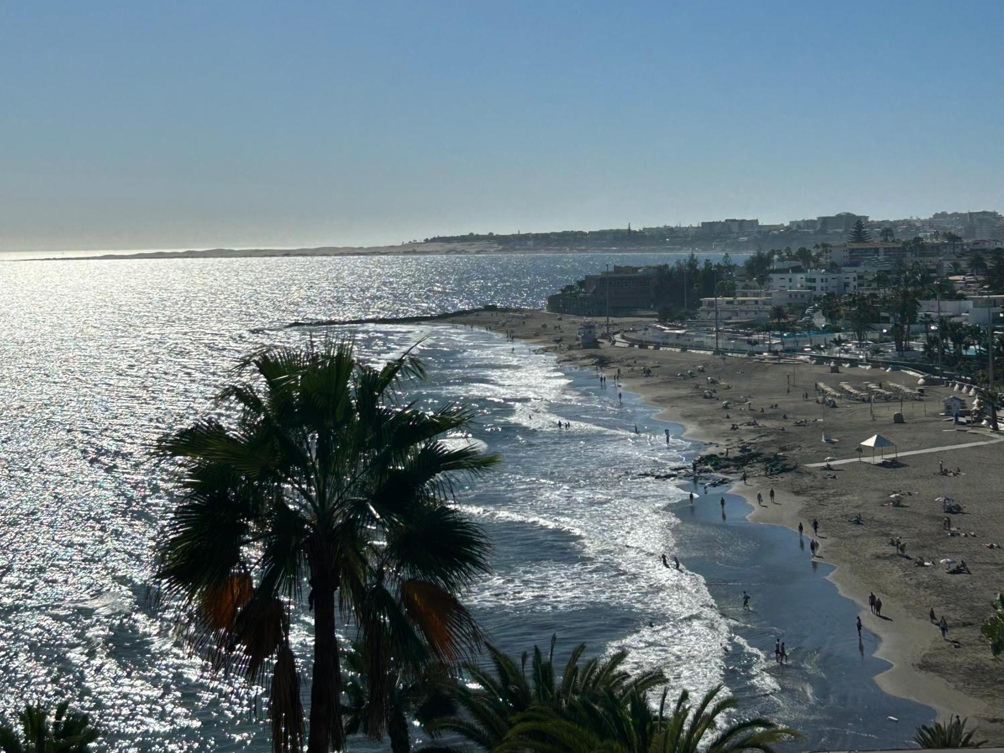 Sobre El Mar Con Vistas A Las Dunas De Maspalomas San Agustín Esterno foto